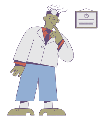 illustration of a doctor